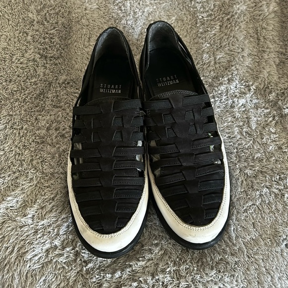 Stuart Weitzman Suede Woven‎ Slip-on  shoe - Picture 1 of 9